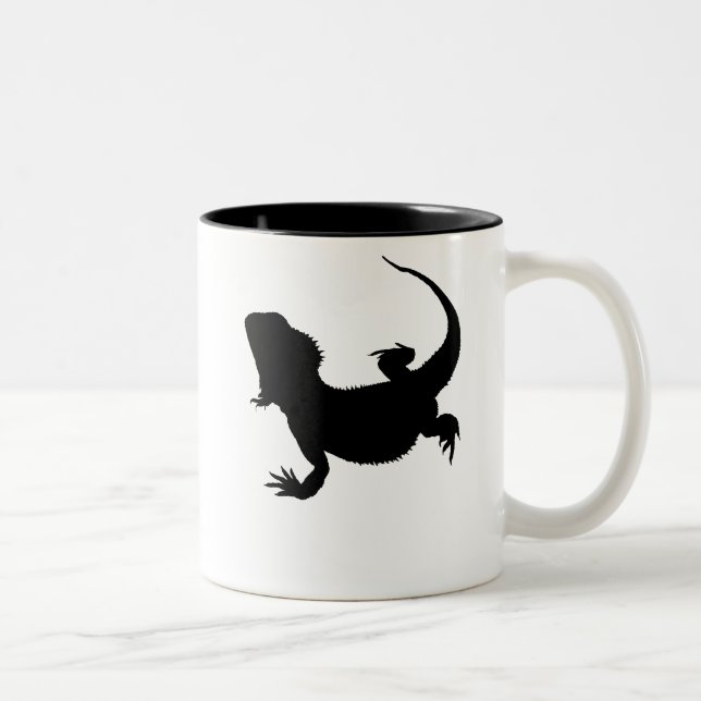 Tasse 2 Couleurs Lézard paresseux (Droit)