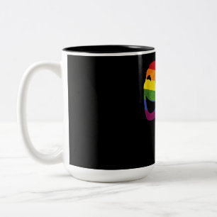 Tasse 2 Couleurs LGBT LGBTQ Queer Actor Actress Rainbow Theatrical