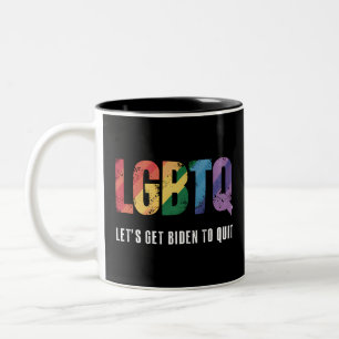 Tasse 2 Couleurs LGBTQ Laissons Plaisir Les Gay pride