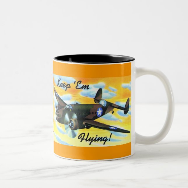 Tasse 2 Couleurs Libérateur B24 (Droit)