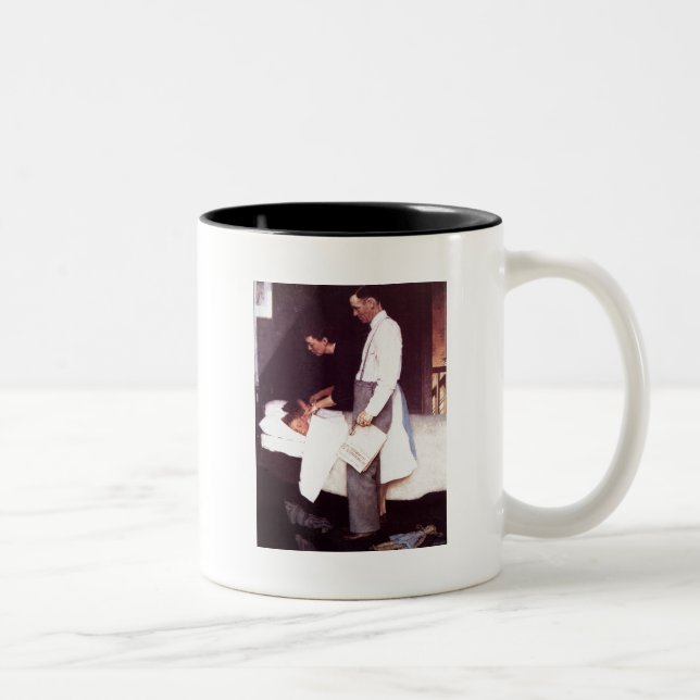 Tasse 2 Couleurs Liberté de la peur (Droit)