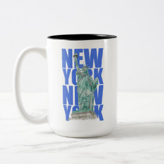 Tasse 2 Couleurs Liberty Statue New York
