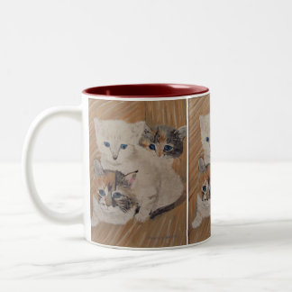 Tasse 2 Couleurs Lierre, iris et peinture de Dixie