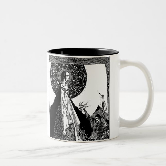 Tasse 2 Couleurs Ligeia d'Edgar Allan Poe (Droit)