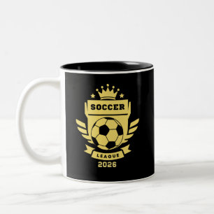 Tasse 2 Couleurs Ligue de Football 2026