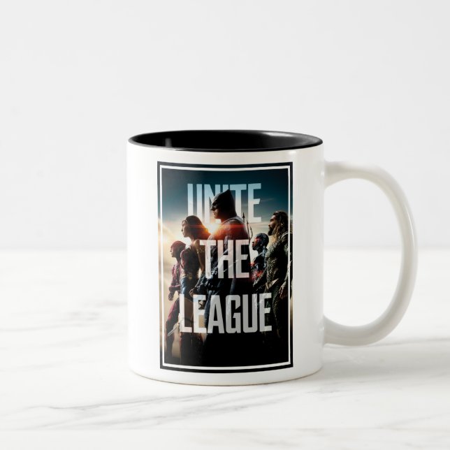 Tasse 2 Couleurs Ligue de Justice | Unissez La Ligue (Droit)
