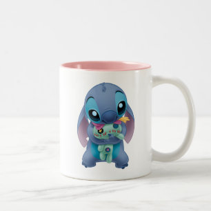 Tasse 2 Couleurs Lilo & Stitch Stitch & Scrump