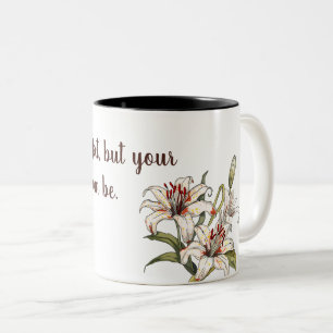 Tasse 2 Couleurs Lily. La vie n'est pas parfaite, mais vos mensonge