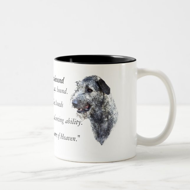 Tasse 2 Couleurs Limier écossais (Droit)