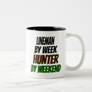 Tasse 2 Couleurs Lineman Hunter