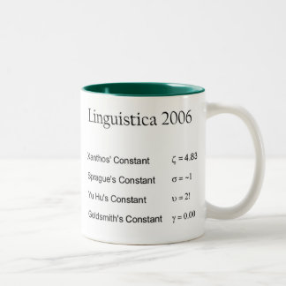 Tasse 2 Couleurs Linguistica 2006