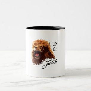 Tasse 2 Couleurs Lion de Juda Evangélique Biblique Chrétienne