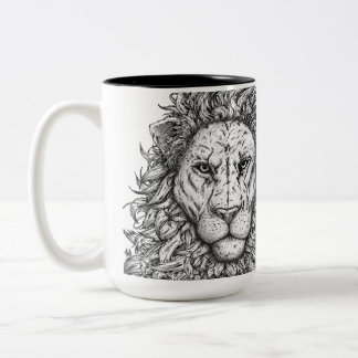 Tasse 2 Couleurs Lion givre