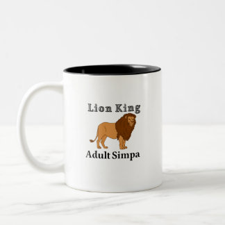 Tasse 2 Couleurs Lion King Simpa Adulte