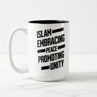 Tasse 2 Couleurs L'islam fait place à la paix Promouvoir l'unité