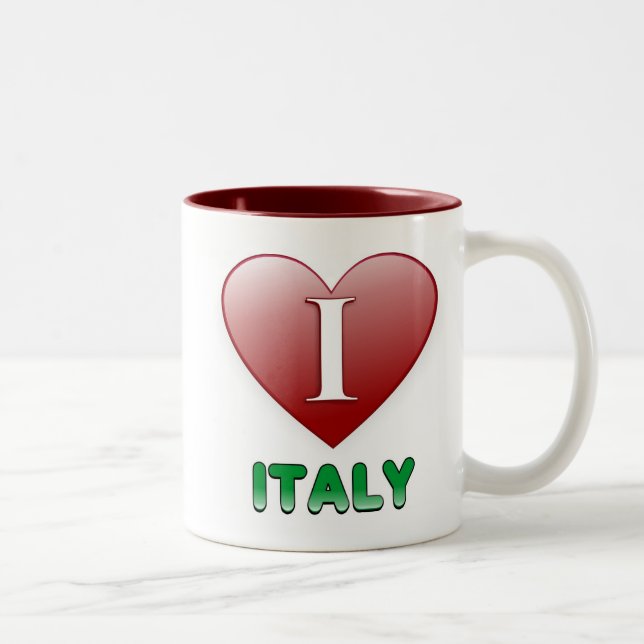 Tasse 2 Couleurs L'Italie (Droit)