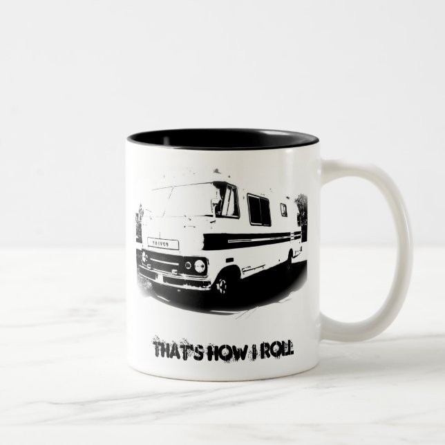 Tasse 2 Couleurs Litho Travco, celui est comment je roule (Droit)