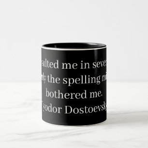 Tasse 2 Couleurs Littérature Vintage – Fyodor Dostoevsky
