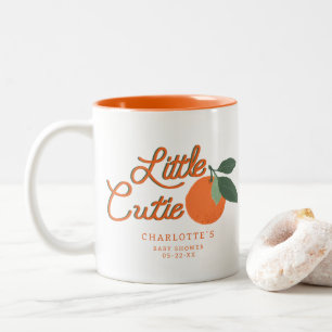Tasse 2 Couleurs Little Cutie Citrus Baby shower Favoriser