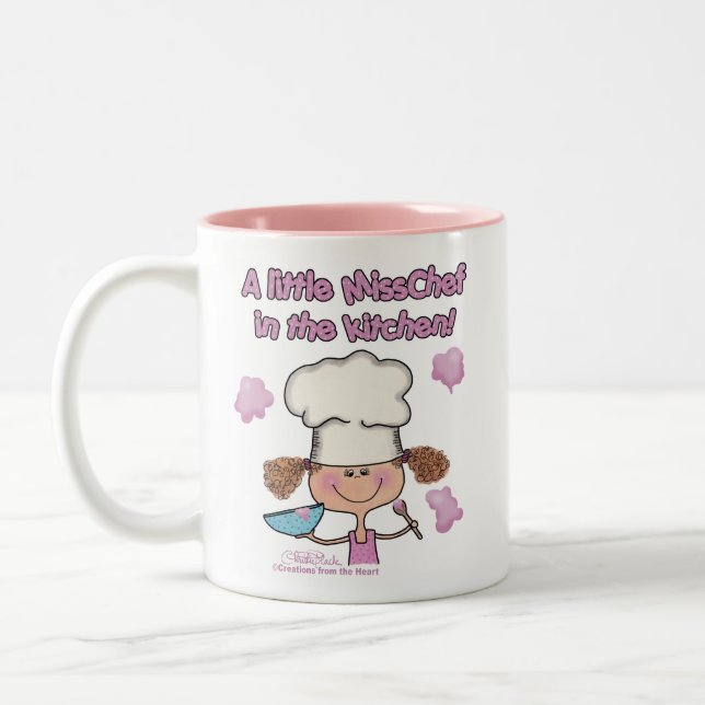 Tasse 2 Couleurs Little Miss Chef (Gauche)