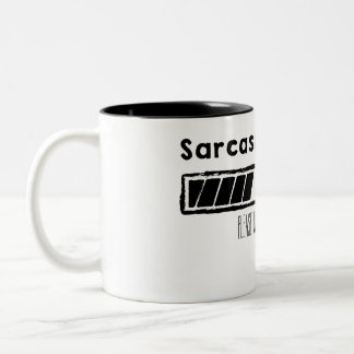 Tasse 2 Couleurs loading sarcasm (black)