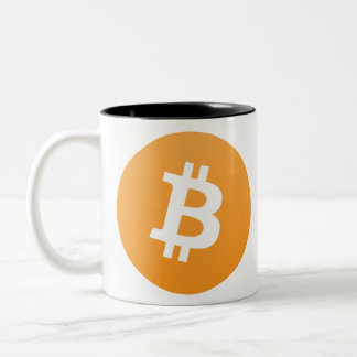 Tasse 2 Couleurs Logo de Bitcoin