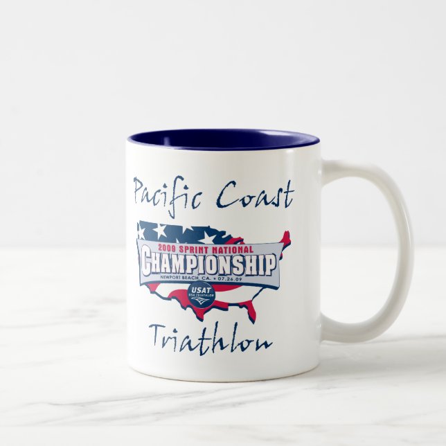 Tasse 2 Couleurs Logo de champion (Droit)