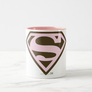 Tasse 2 Couleurs Logo de Supergirl Pink and Brown
