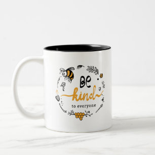 Tasse 2 Couleurs Logo lumineux avec une abeille