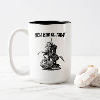 Tasse 2 Couleurs Logo New Moral Army™ St. George & Dragon