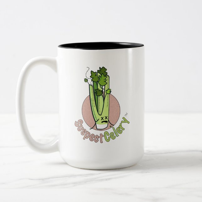 Tasse 2 Couleurs Logo officiel SuspectCelery™ Girl Gamer (Gauche)