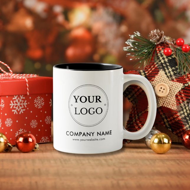 Tasse 2 Couleurs Logo promotionnel personnalisé (Créateur téléchargé)