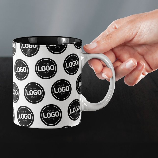 Tasse 2 Couleurs Logo promotionnel personnalisé (Créateur téléchargé)