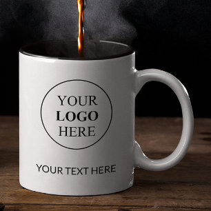 Tasse 2 Couleurs Logo promotionnel personnalisé – Aucune commande m