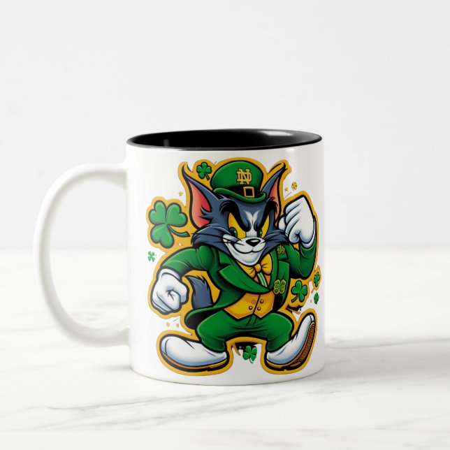 Tasse 2 Couleurs Logo promotionnel personnalisé professionnel à deu (Gauche)