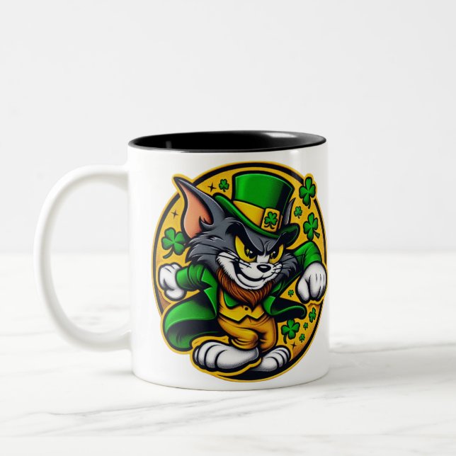 Tasse 2 Couleurs Logo promotionnel personnalisé professionnel à deu (Gauche)