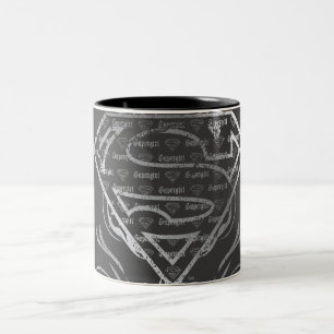 Tasse 2 Couleurs Logo Supergirl Silver