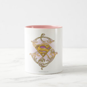 Tasse 2 Couleurs Logo Supergirl Starbust