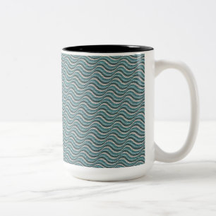 Tasse 2 Couleurs Look de linge Ocean Waves