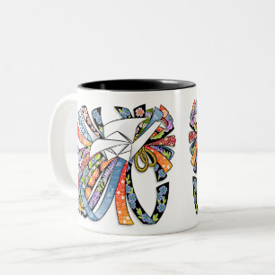 Tasse 2 Couleurs L'origami tend le cou le 折り紙 de Noshi de bon