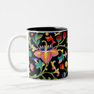 Tasse 2 Couleurs Lotus Fleurs et Vins