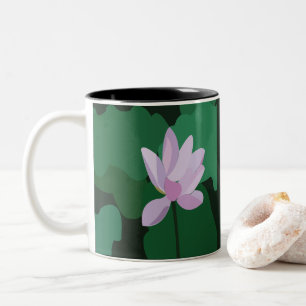Tasse 2 Couleurs Lotus rose