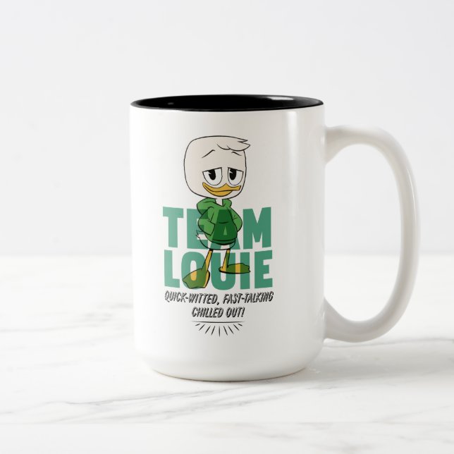 Tasse 2 Couleurs Louie Duck | Équipe Louie (Droit)