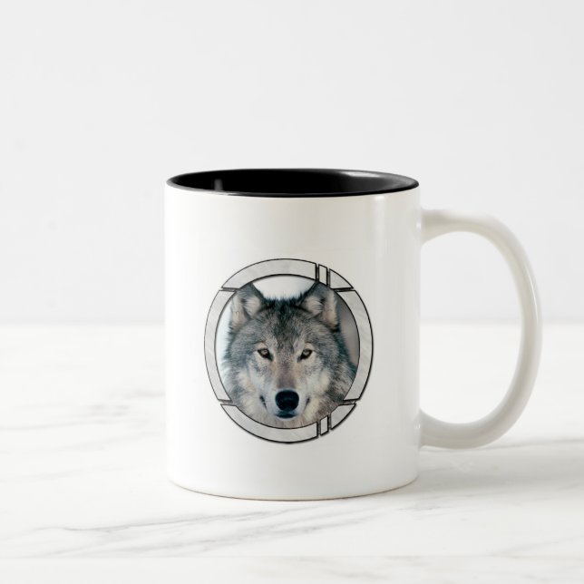 TASSE 2 COULEURS LOUP (Droit)