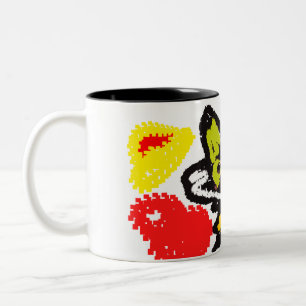 Tasse 2 Couleurs Loup bel automne