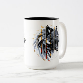 Tasse 2 Couleurs Loup CBW