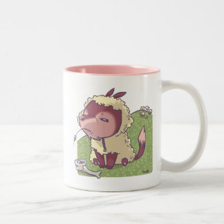 Tasse 2 Couleurs Loup dans l'habillement du mouton