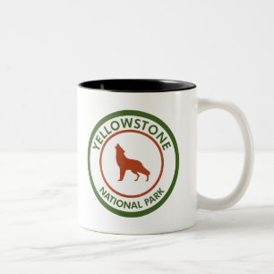 Tasse 2 Couleurs Loup du parc national Yellowstone