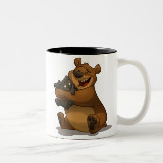 Tasse 2 Couleurs L'ours et le CUB attaquent
