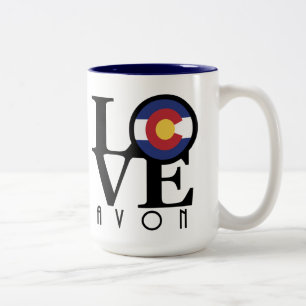 Tasse 2 Couleurs LOVE Avon 15oz